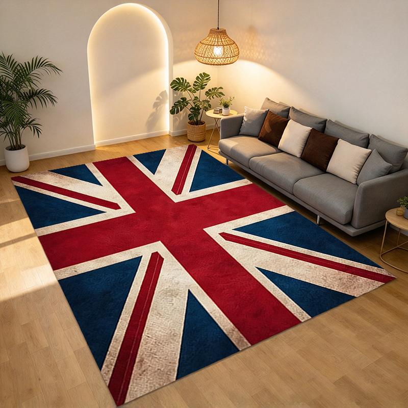 Union Jack Living Room Nonslip Area