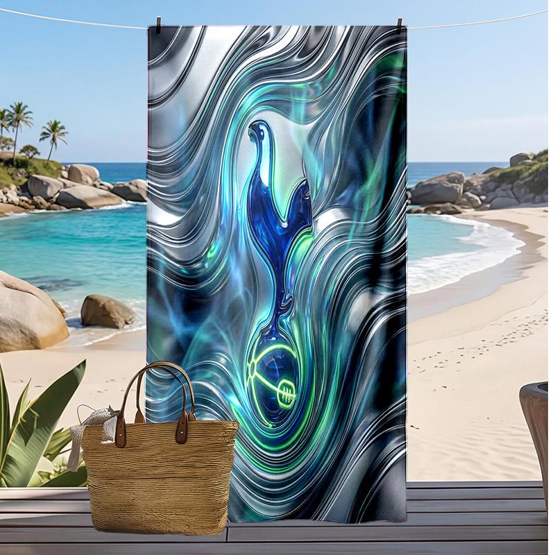 Tottenham Hotspur Printed Beach Towel Quick Dry Soft TowelPortable Large Rectangular Beach Blanket for Travel Swimming Pool
