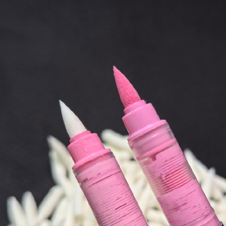 10Pcs Liquid Acrylic Marker Tip Replacements Soft Nylon Bristles Brush Tip For Liquid Acrylic Paint Pen Acrylic Marker