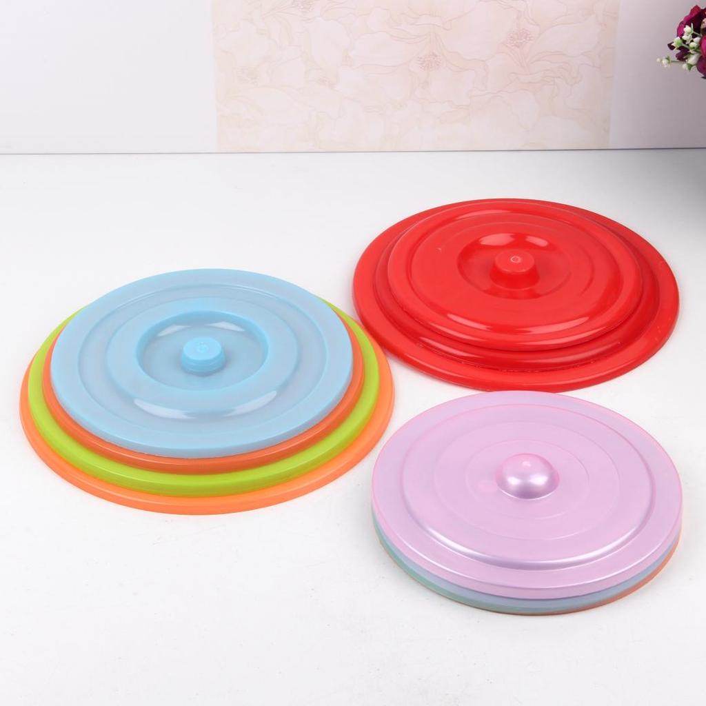 Department Store Plastic Bucket Lids - Round, Square, Colored, Transparent Options