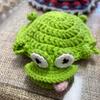 Non-Slip Woven Frog Coaster Pressable Drink Insulation Pad Gift Water Cup Mat  Cafe Use