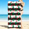 1Pc Christmas Tree Beach Towel Quick Dry Multiuse For Beach Pool Gym Yoga Home Travel Christmas Halloween Xmas Gift S170