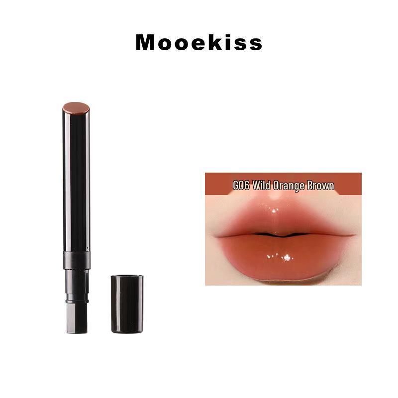 

Mu Ke Poetry Double Peptide Moisturizing Lip Glaze – Non-Stick, Glossy Finish.