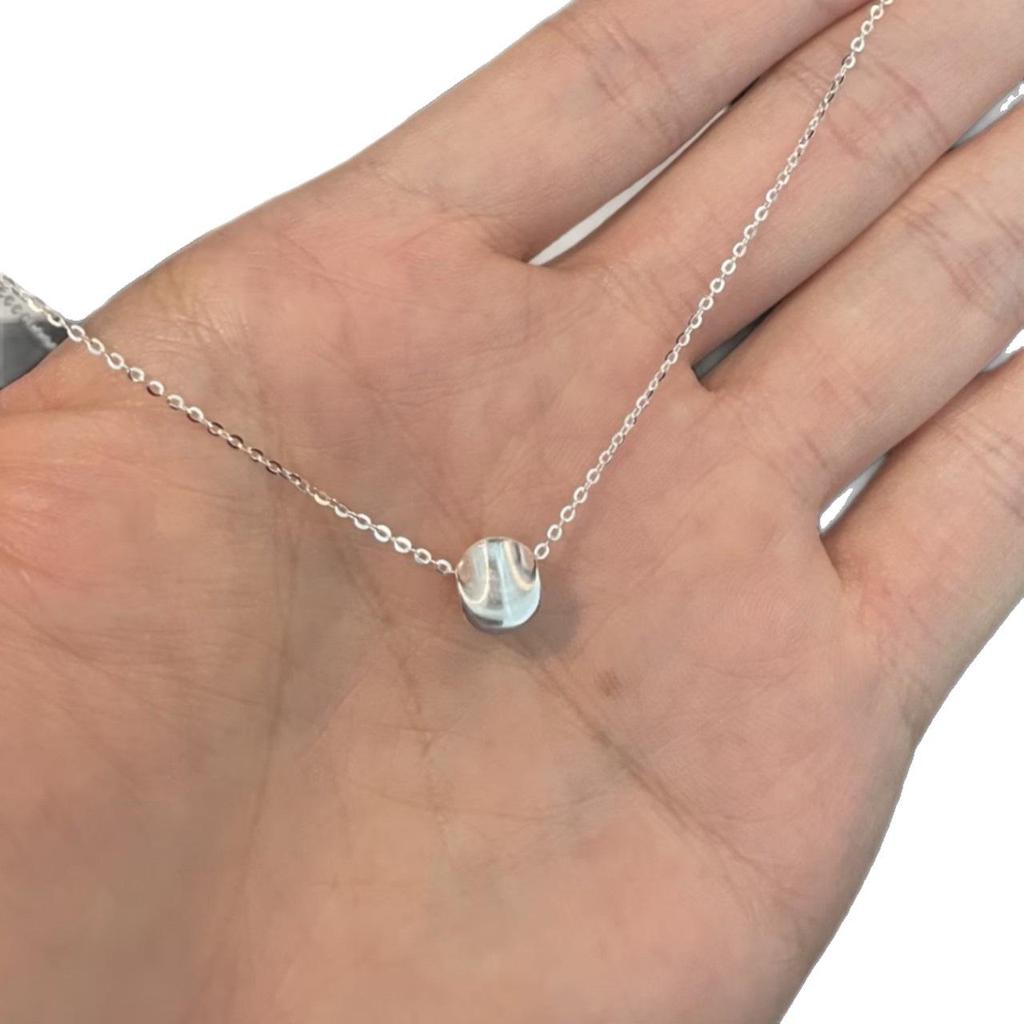 Damen Luxus Katzenauge Anhänger Halskette Herbst/Winter - Vielseitige Schlüsselbein & Pullover Kette