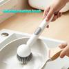 Hanging Kitchen Utensil Brush Rotatable Pot Scrubber Cleaning Tool Dish Brush  Kitchen