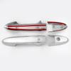 Compatible for Honda HRV HR-V 2016 2017 2018 2019 2020 Exterior Accessories Front Door Handle Cover Trim ABS Decor Scratch Protector Caps (Chrome