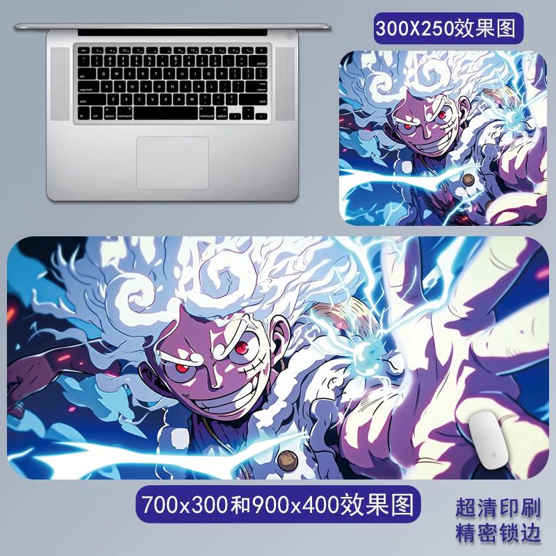 Cartoon Anime ONE PIECE Mouse Pad Oversized One Piece Roronoa Zoro Monkey D. Luffy Animation Game Office Computer Desk Mat Two-dimensional Peripheral