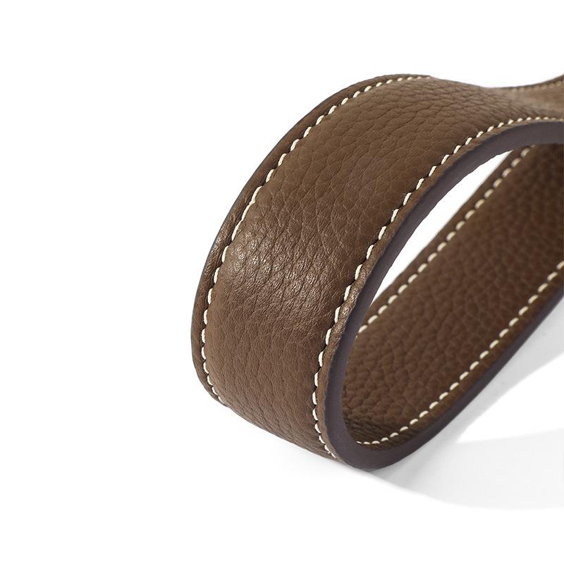 Ma Huang Shi A-35 Wide Leather Crossbody Shoulder Strap for Lindy Evelyn Basket Kelly Bags