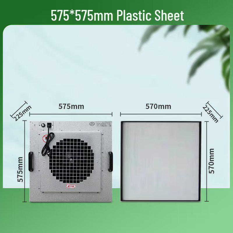 High-Efficiency FFU Air Purifier with Free Shipping and Dust-Free Filter for Clean Booth and Group Control