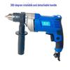 HuiZuan 220V Handheld Two-Speed Multi-Function Drill with Mixer and Bracket