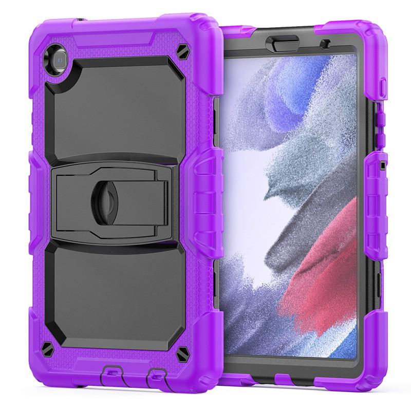 Silicone Tablet Case Galaxy Tab A7 Lite T225PC With Kickstand Shockproof Full Cover In Multiple Colors
