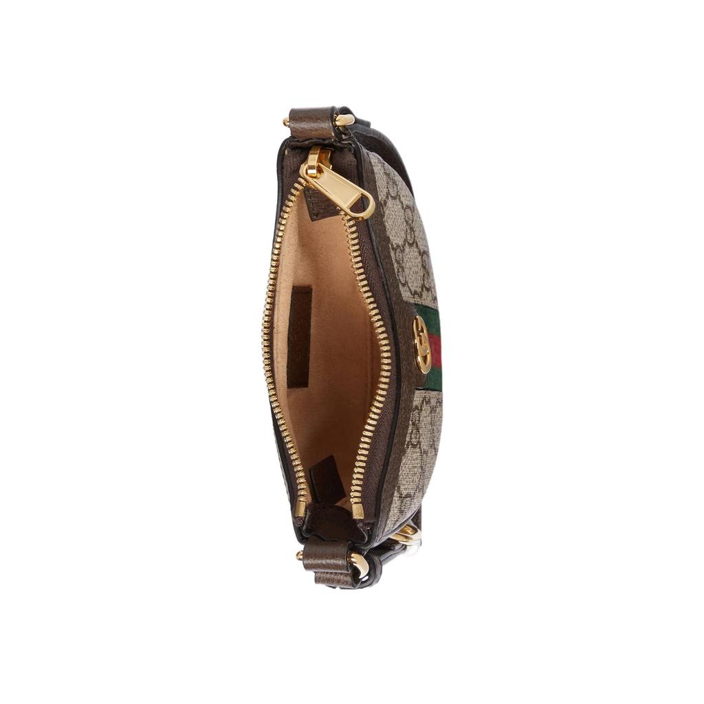 Gucci Mini Shoulder Bag GG Canvas Web Stripe Gold Hardware Casual Daily Wear 746055-96IWG-8745