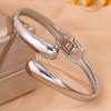 Fashionable Water Drop Opening Simple Design Glossy Party Bracelet for Besties