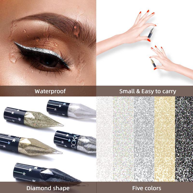 LOOKAVE Starry Sky Shimmer Eyeliner - Mini Diamond Pearlescent LK48E