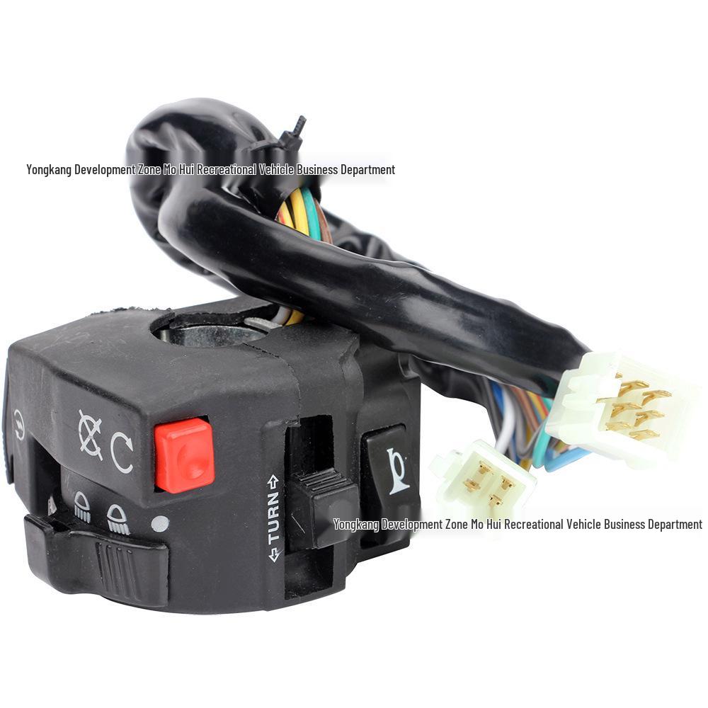 

Left-Hand 5-Function Switch for 110-250cc ATV & Off-Road Motorcycle (No Choke) Hybrid Model