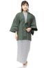 Ryokan Single [KYOETSU] Haori, Item, Women's (M, Green)