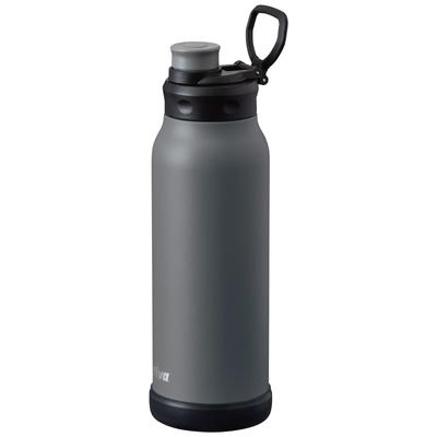 Atlas Activa 1 Liter Wasser Direkt Vakuum Sport Groß mit Flasche, Trinken, Isoliert, Flasche, Leicht, Kapazität, Tragbar, Griff, Grau,