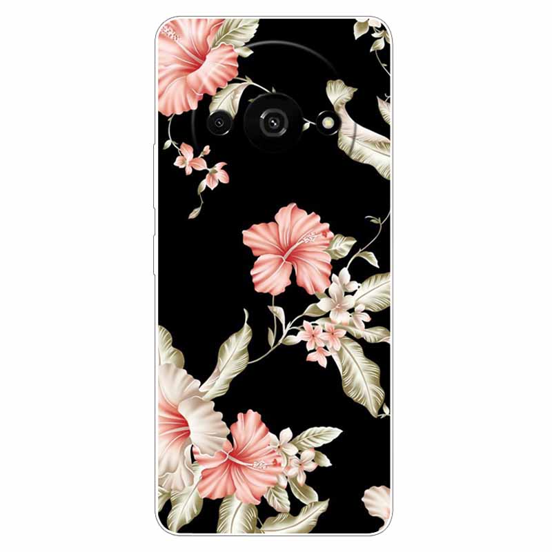 Clear Silicone Cover For Xiaomi Poco C61 Case Owl Lion TPU Printed Cover for Xiaomi Poco C61 C 61 Cases Luxury PocoC61 Phone Bag