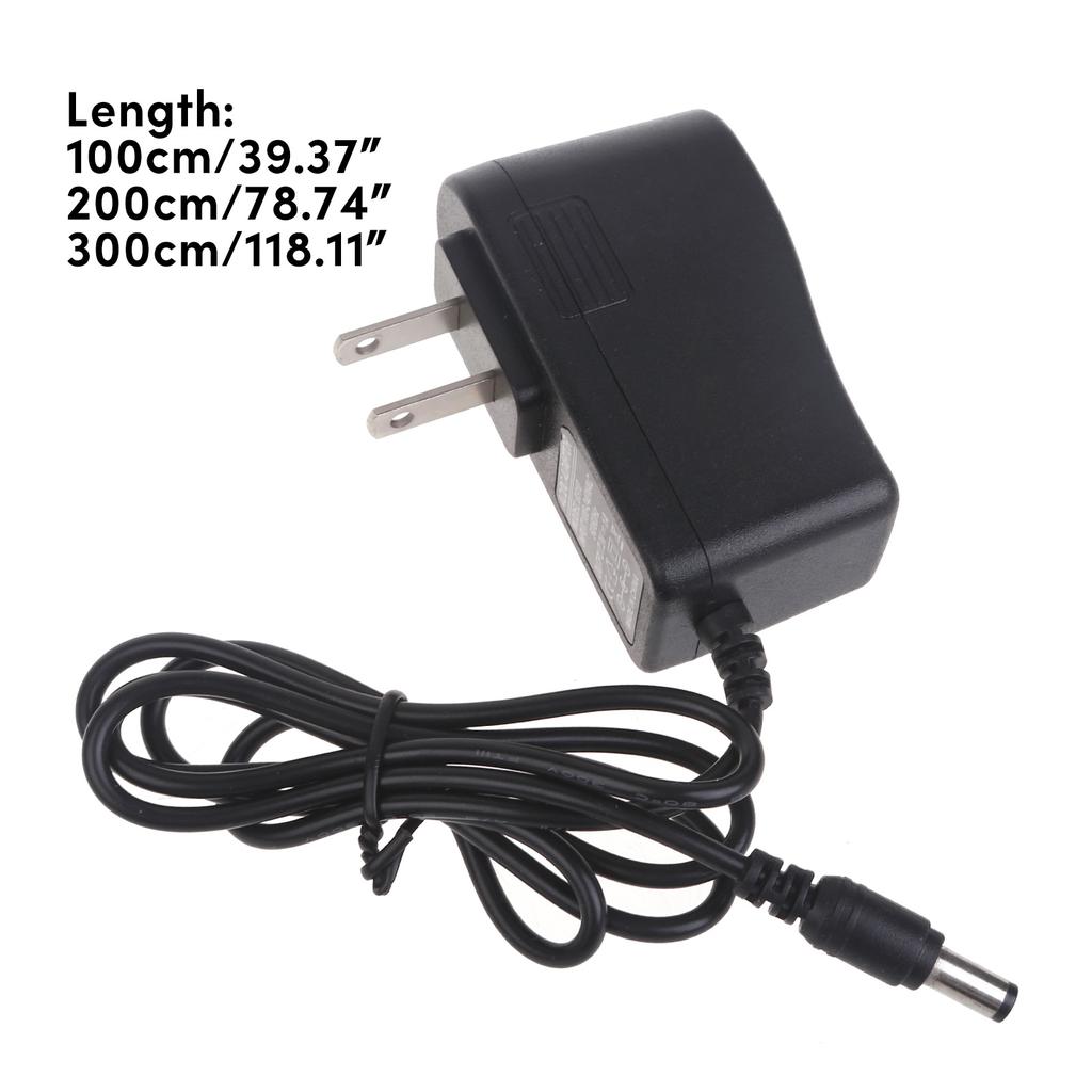 2 AA Battery 5.5mmx2.1mm Converter Adapter 100-240V To C 3V 1A Power Supply Charger US Plug