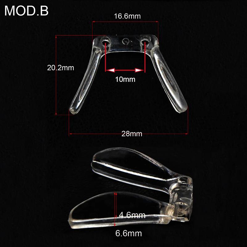 

10pcs Bridge Conjoined PVC plastic Nose Pads eyeglasses eyewear nose pads 4models optipn