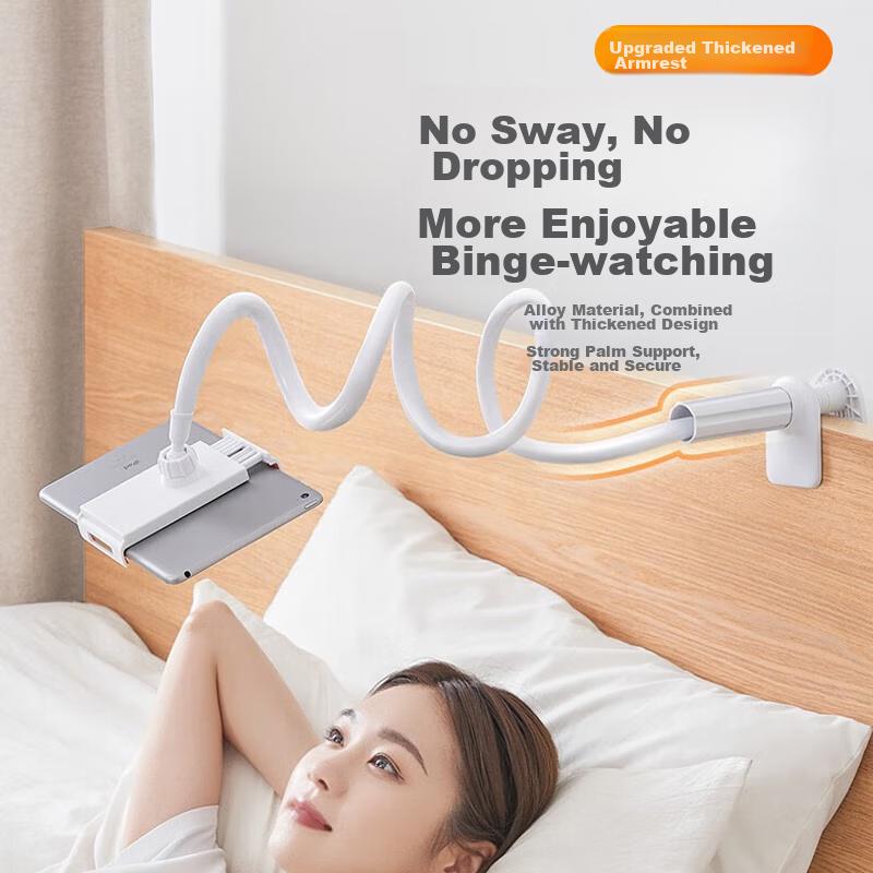Phone Stand, Bedside iPad Holder, Lazy Stand for Desktop and Bed, Multifunctional Adjustable Support For, Live Streaming, for Apple and Huawei