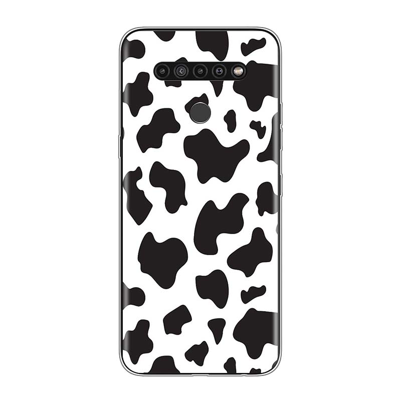 Cute Animal Cow For LG V60 V50S V50 G8X G8S G8 G7 ThinQ 5G K61 K51S K41S K30 K20 Q60 Q9 Soft Phone Case