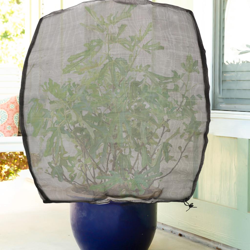 5PCS Plant Protection Cover Black Drawstring Horticulture Vegetable Cover 0.8*1m 1*1.5m For Crops Fruits Flowers