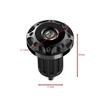 Tourtecs LE1 Handlebar Ends / Weights for Motorcycle Universal Handlebar Black