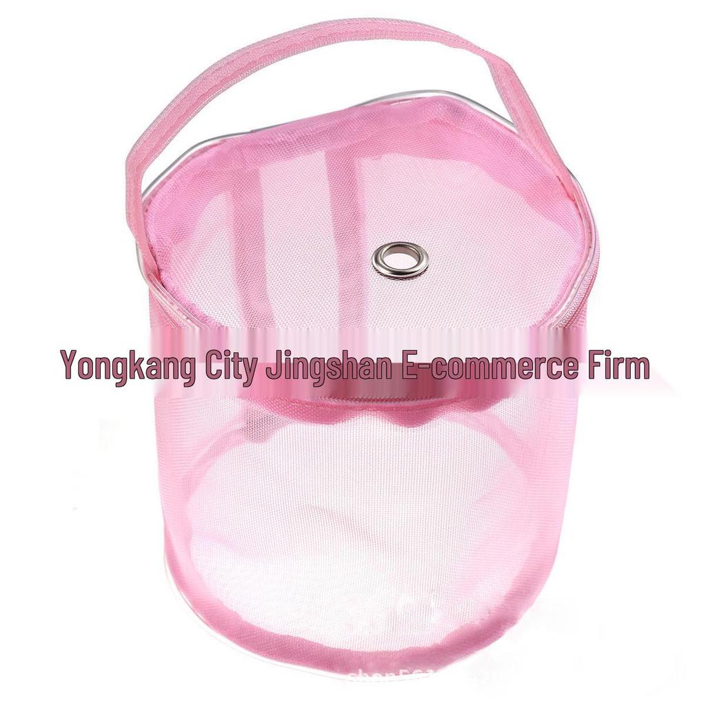 DIY Handmade Knitting & Crochet Yarn Storage Bag with Mesh Bra Compartment