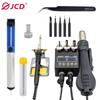 JCD Smart Electric Soldering Iron & Hot Air Gun Kit with Digital Display - Inner Heating & High Power 8898 Model.