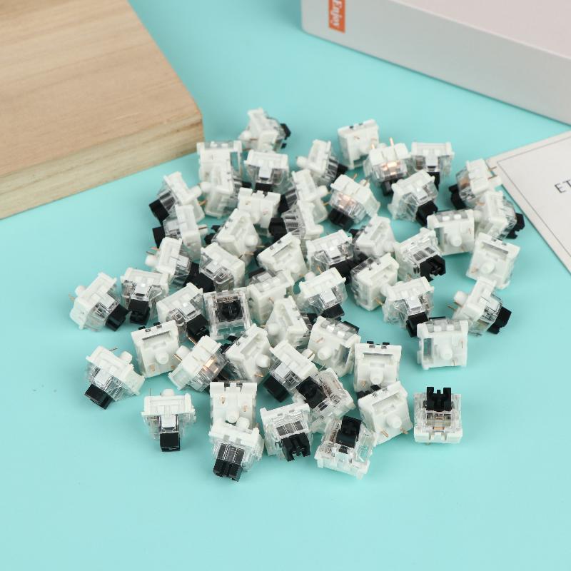 50Pcs Keyboard Switch Keyboard Clicker Key Replacement 3 Pin Tactile Switch Plastic For Electrical Equipment Tools