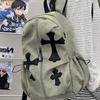 Schoolbag Korean version ins cartoon cross backpack female niche design subculture student schoolbag fashion personality backpack