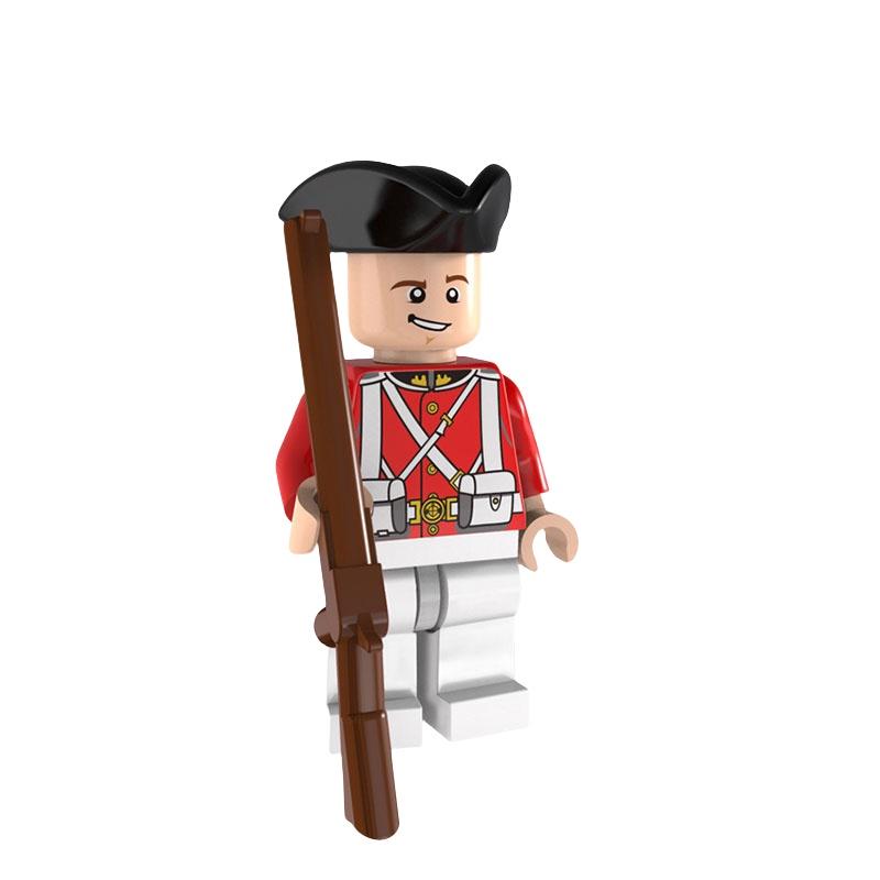 Pirate-themed Medieval Navy Admiral Building Blocks 4.5cm Height Abs Plastic