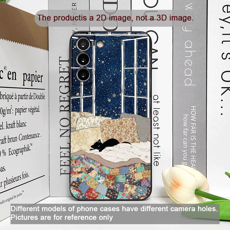 Funny Cute Cat Cartoon Pattern Phone Case for Samsung Galaxy A56 A14 A55 A16 A54 A36 A53 A52 A51 A50 A72 Shockproof Soft Covers
