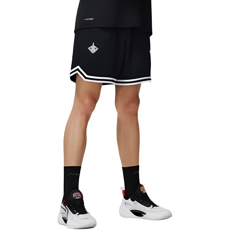 Li Ning Professional Basketball Collection Basketball Shorts Men's Black AAPT005-4