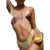 2024 Floral Print Push-Up Bikini with Steel Underwire - Women's Slimming European & American Two-Piece Swimsuit