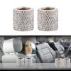4 X Silver Diamond Bling Crystal Car Headrest Collar Interior Decor Cylindrical