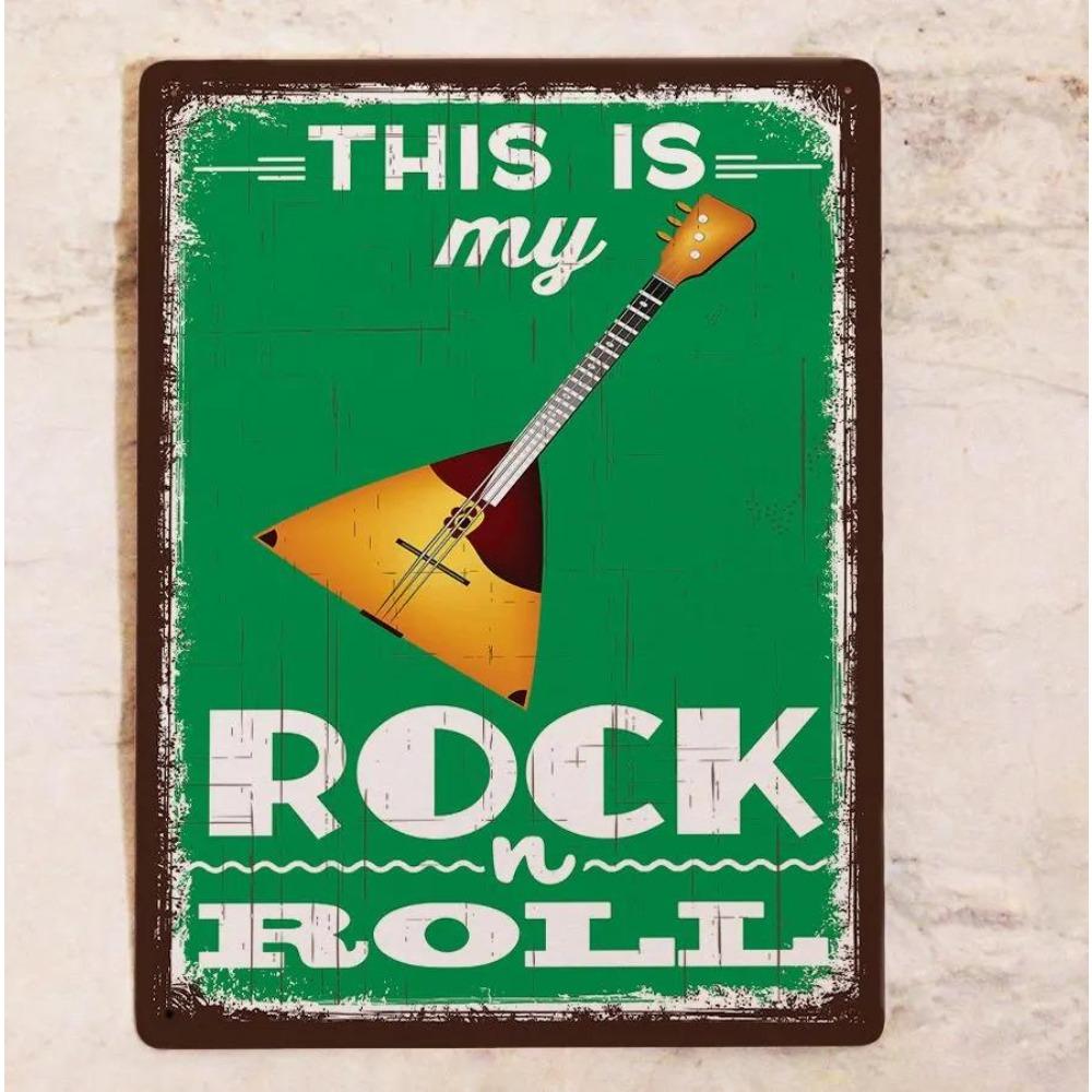 

Metal Sign Loud Music Lovers Tin Poster 20x30 cm Wall Decor Retro