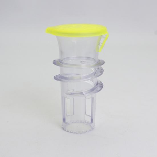 Lemon Squeezer Manual Juicer Food Grade Transparent Citrus Press with Lid Lemon Juicer for Seasoning Cooking Cocktails