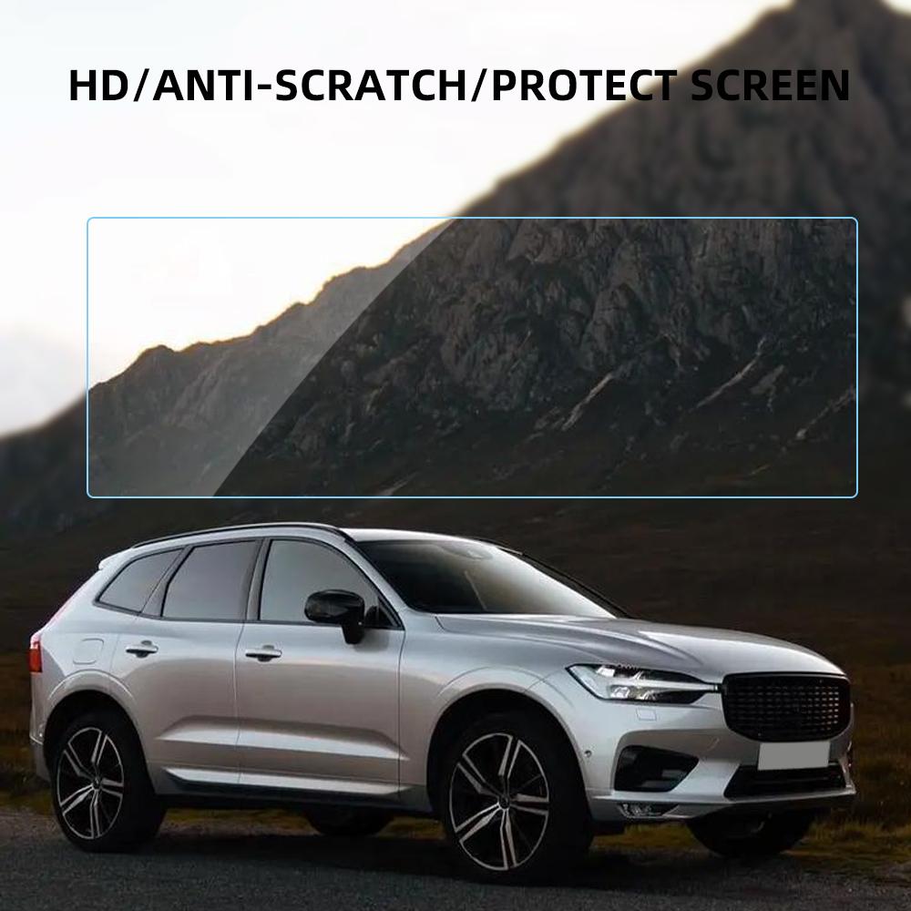 Tempered Rear Screen Protector for Volvo XC40 XC60 XC90 V90 V60 2016-2021 Car Rear Radio Display Protective Film Accessories
