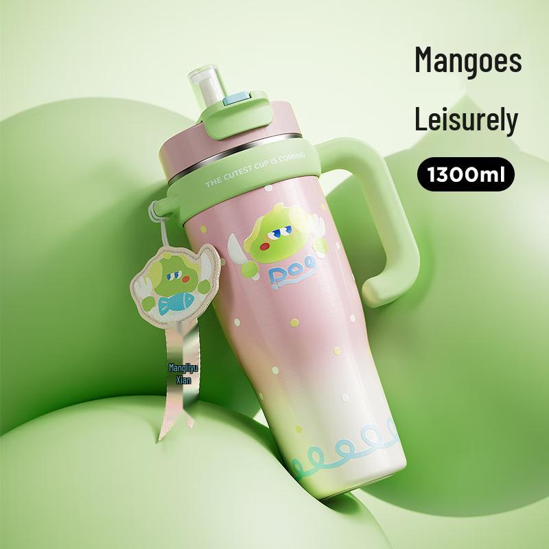 Wushengwu Ceramic Lined Insulated Mug with Handle