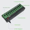 10-Channel Audio Mixer for Musical Instruments and Guitar Amplifier