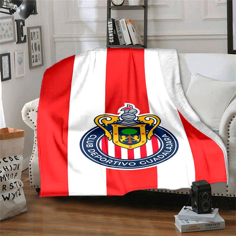 USA FC Flannel Blanket Soft All-Season Throw, Design for Camping, Car Travel, Hiking Sofa, Bed, Office Perfect Gift for Parties