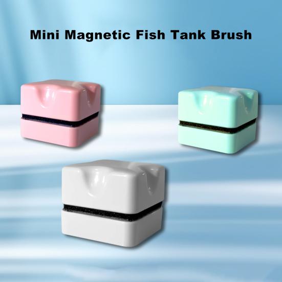 Mini Manyetik Balık Tankı Fırça Yosun Kazıyıcı Temizleyici Kolay Kavrama Çift Taraflı Yüzer Cam Pencere Temizleme Fırçası Akvaryum Aksesuarları