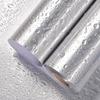Self Adhesive Wall Sticker Thicken Metal Contact Paper Refrigerator Rust Proof Film  Kitchen