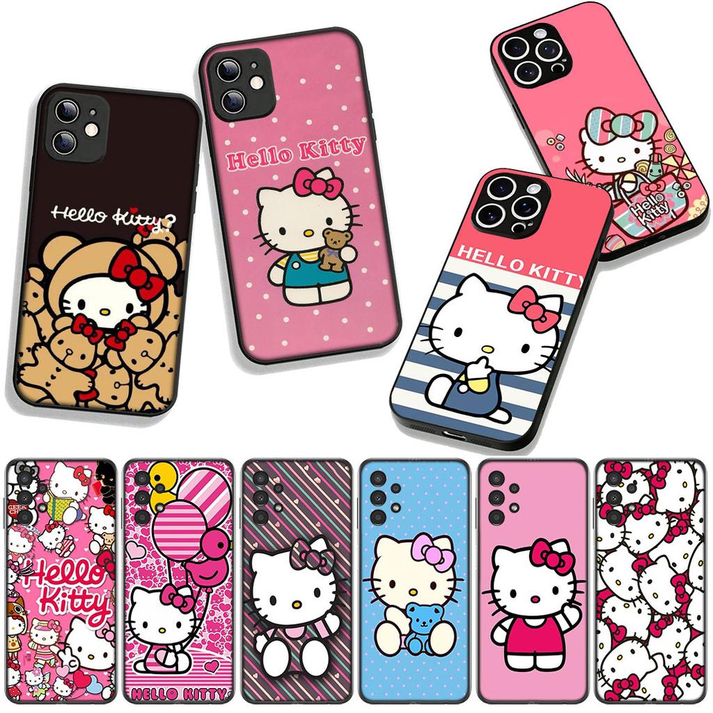for Motorola Moto G54 G05 G24 G45 G55 G75 G85 G15 G57 G86 Power Edge 50 30 Ultra Fusion neo Pro Case Hello Kitty Anime Cute