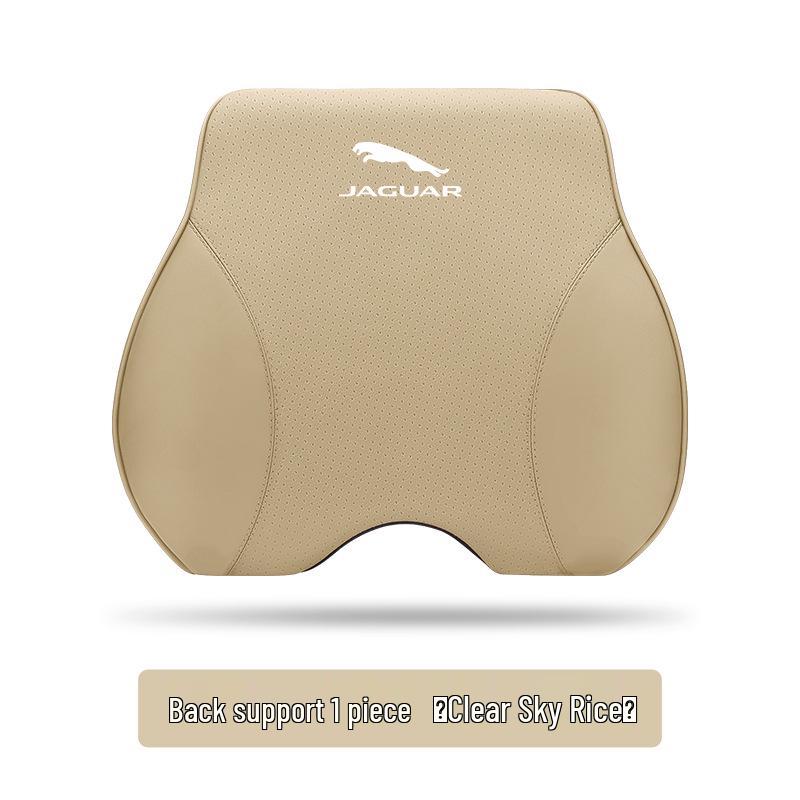 Compatible with Jaguar XEL, XFL, E-PACE, XE, XF, XJ headrests and neck pillows, interior trim accessories.