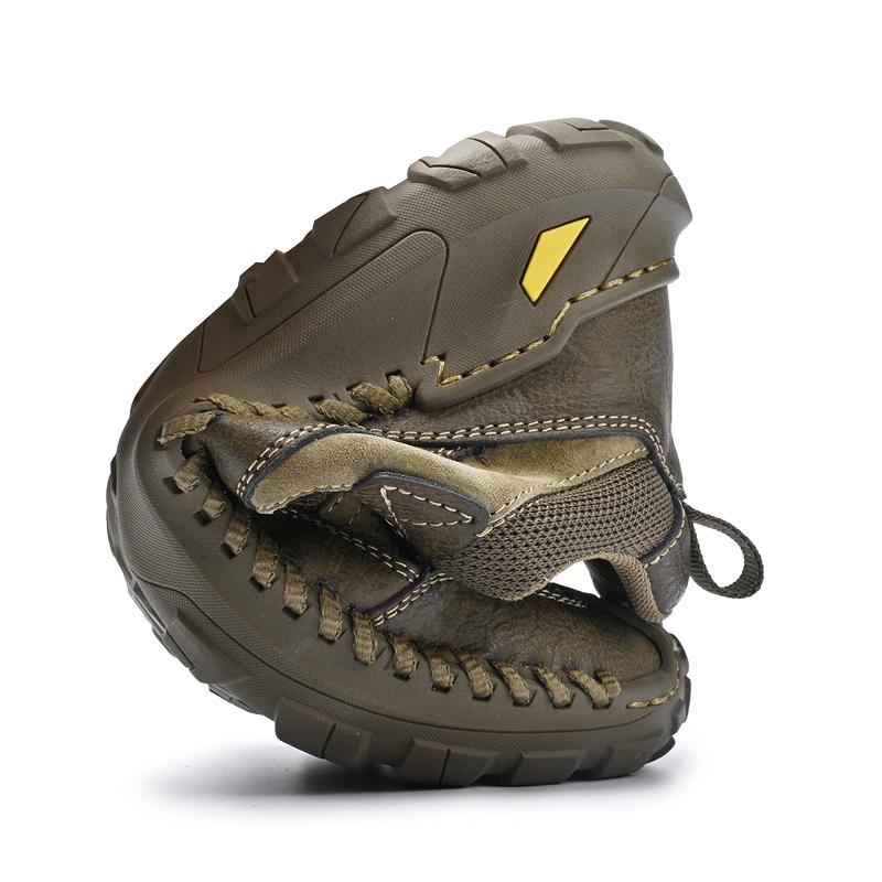 Men's Casual Shoes Versatile Genuine Leather Male Sports Shoes Leisure Soft Soles Sneakers Outdoor Men Treking Footwear Trainers