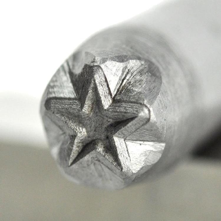 3-teiliges Sternförmiges Metall-Stempelset für kreative Schmuckherstellung Vielseitige Stempelwerkzeuge für Leder und Holz