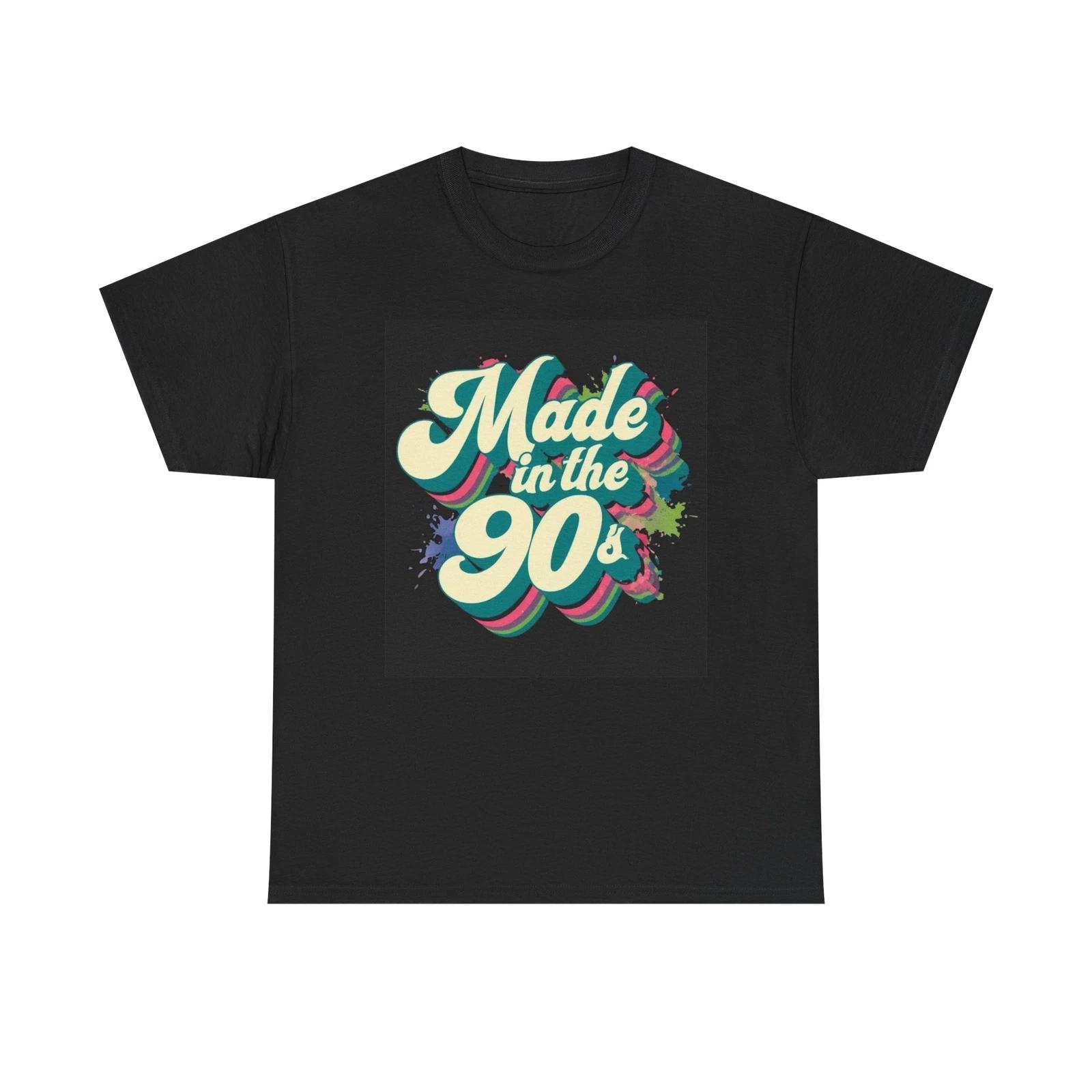 Men s and Women s T-shirts Made In The 90s Graphic XXXXL